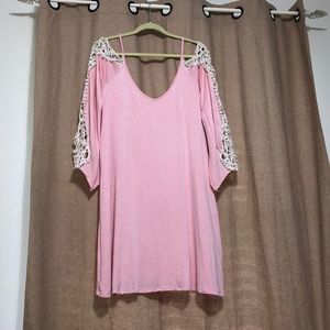 Mottoshop Pink Dress Large